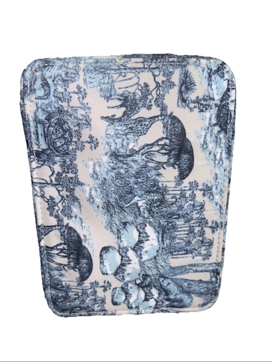 Dior Around The World Vanity Cosmetic Travel Case Toile Print Mirror - Picture 9 of 15